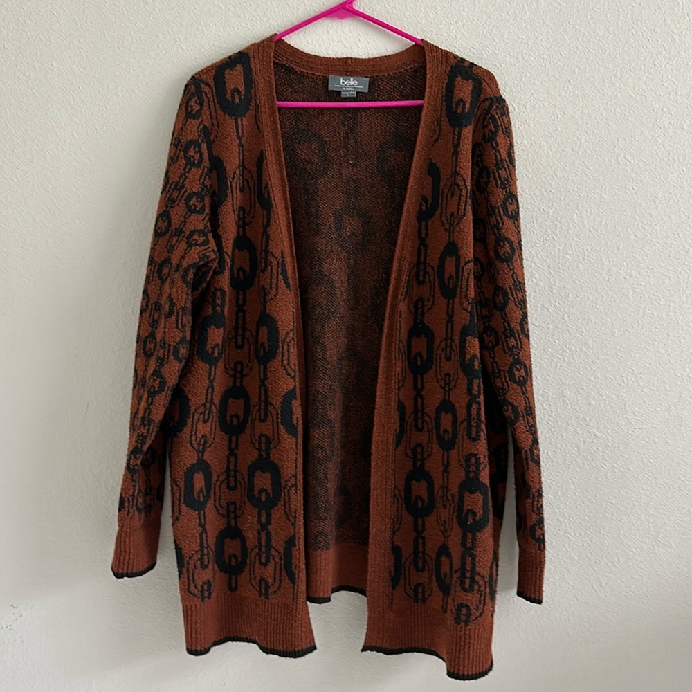 Belle by belldini sweater cardigan large